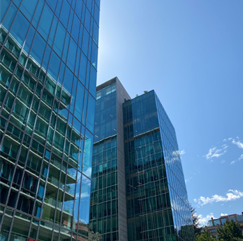 Edificio corporativo protegido por SEPROC